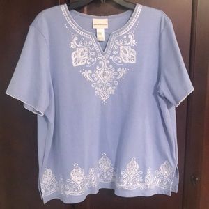 Alfred Dunner short sleeve top